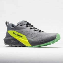 Salomon Sense Ride 5 Men's Alloy/Quiet Shade/Safety Yellow -Famous Sneaker Store 040741 5