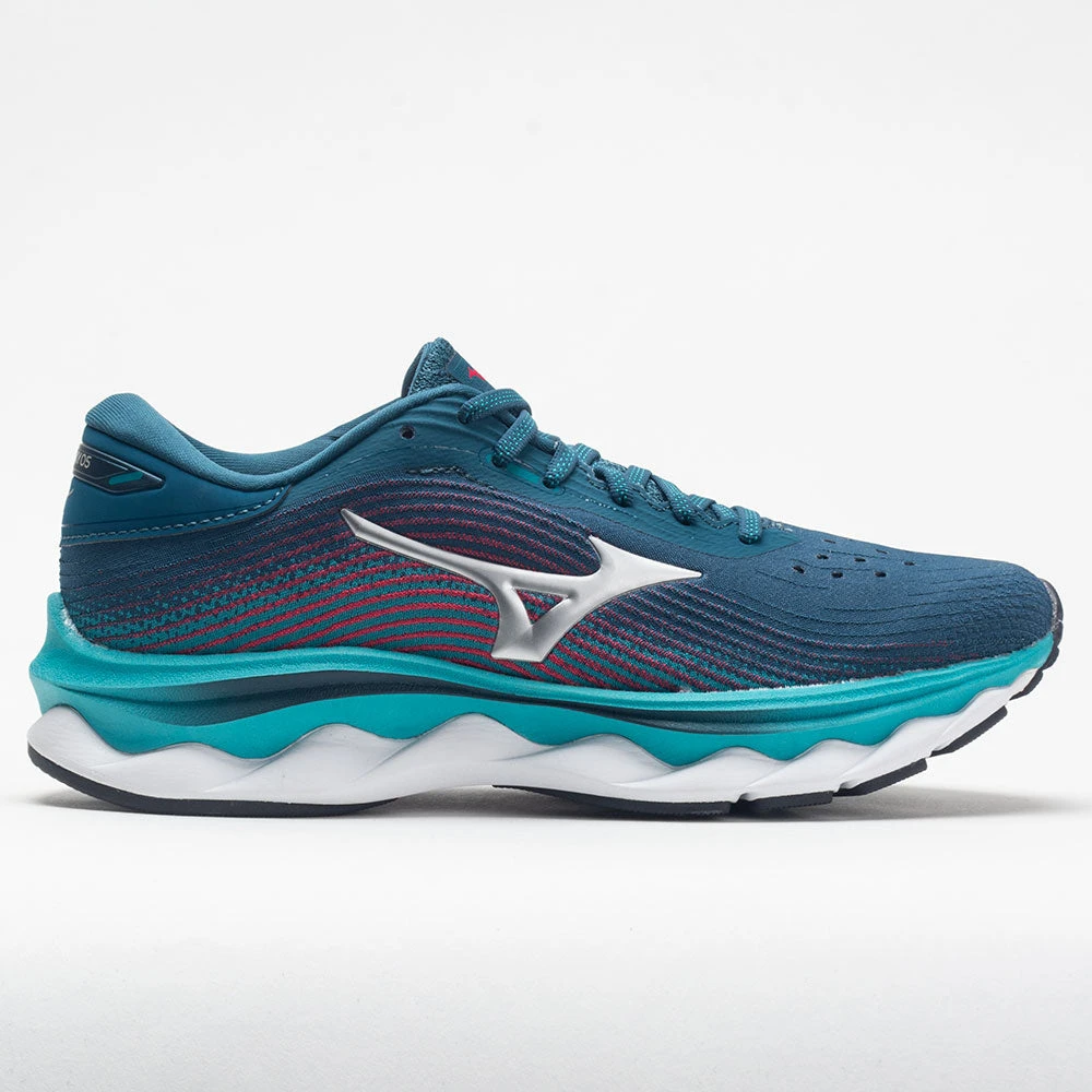 Mizuno Wave Sky 5 Waveknit Women's Legion Blue/Silver 2 Mizuno Wave Sky 5 Waveknit Women's Legion Blue/Silver