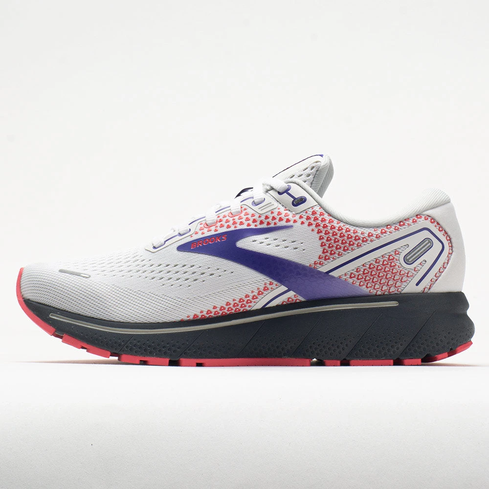 Brooks Ghost 14 Women's White/Purple/Coral 4 Brooks Ghost 14 Women's White/Purple/Coral - Image 2