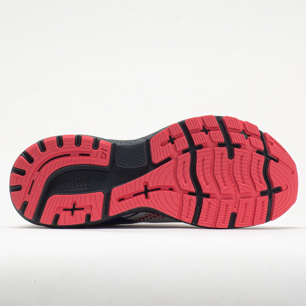 Brooks Ghost 14 Women's White/Purple/Coral 6 Brooks Ghost 14 Women's White/Purple/Coral - Image 4