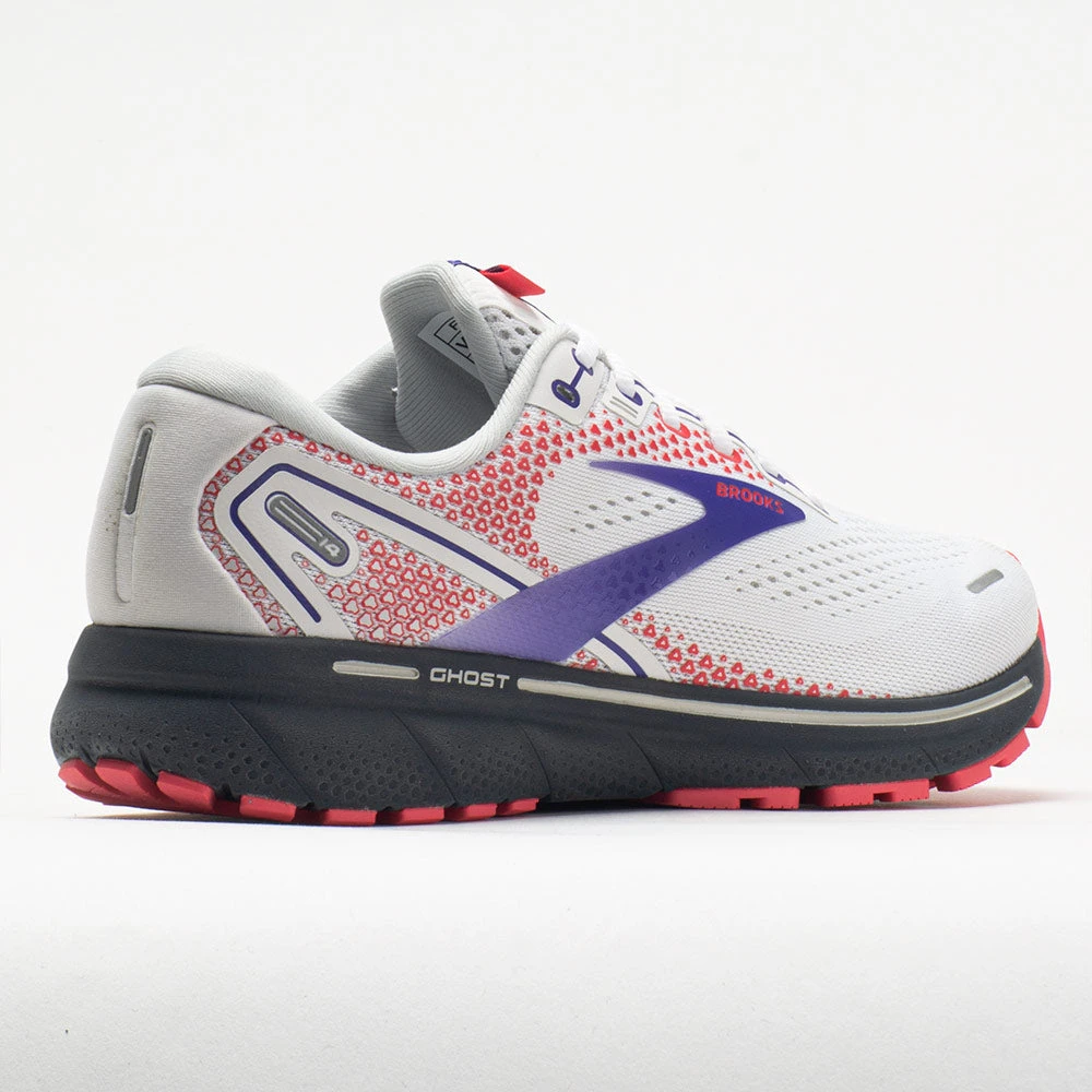 Brooks Ghost 14 Women's White/Purple/Coral 8 Brooks Ghost 14 Women's White/Purple/Coral - Image 6