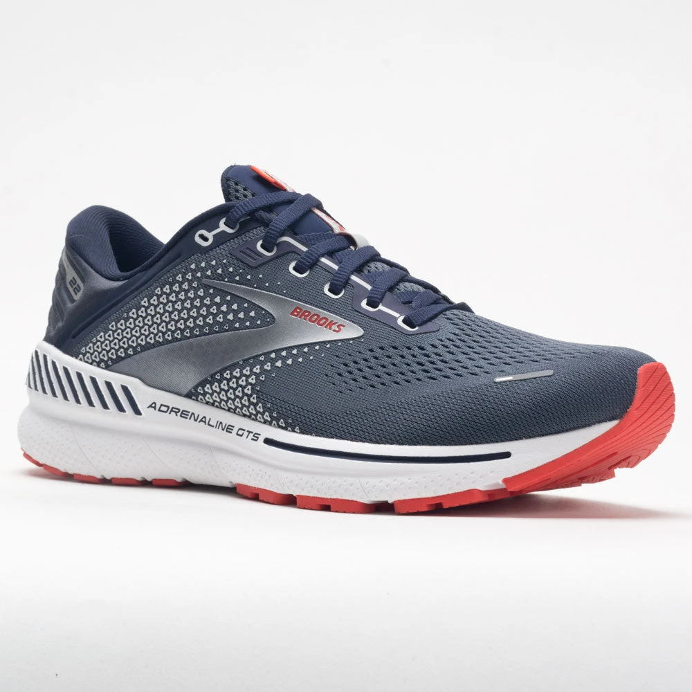 Brooks Adrenaline GTS 22 Men's Peacoat/India Ink/Grenadine 7 Brooks Adrenaline GTS 22 Men's Peacoat/India Ink/Grenadine - Image 5