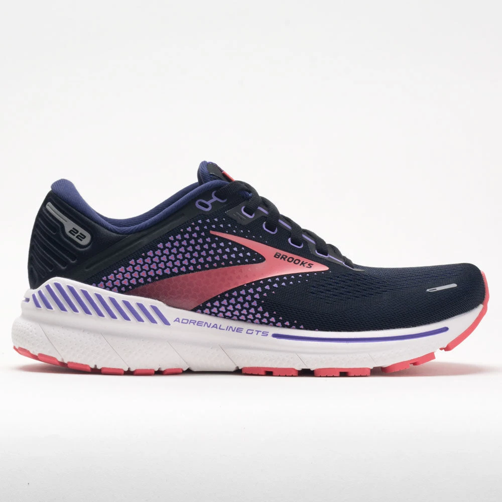 Brooks Adrenaline GTS 22 Women's Black/Purple/Coral 3 Brooks Adrenaline GTS 22 Women's Black/Purple/Coral