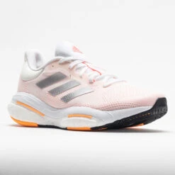 Adidas Solar Glide 5 Women's White/Silver Metallic/Light Flash Orange -Famous Sneaker Store 047547 5