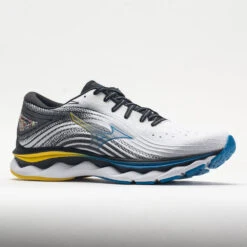 Mizuno Wave Sky 6 Men's White/Cyber Yellow -Famous Sneaker Store 049115 5