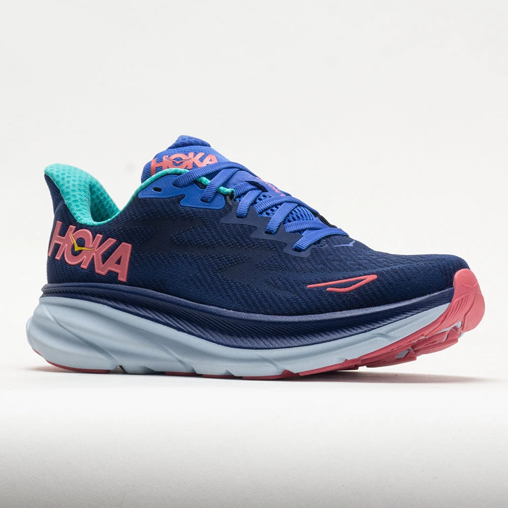 HOKA Clifton 9 Women's Bellwether Blue/Ceramic 7 HOKA Clifton 9 Women's Bellwether Blue/Ceramic - Image 5