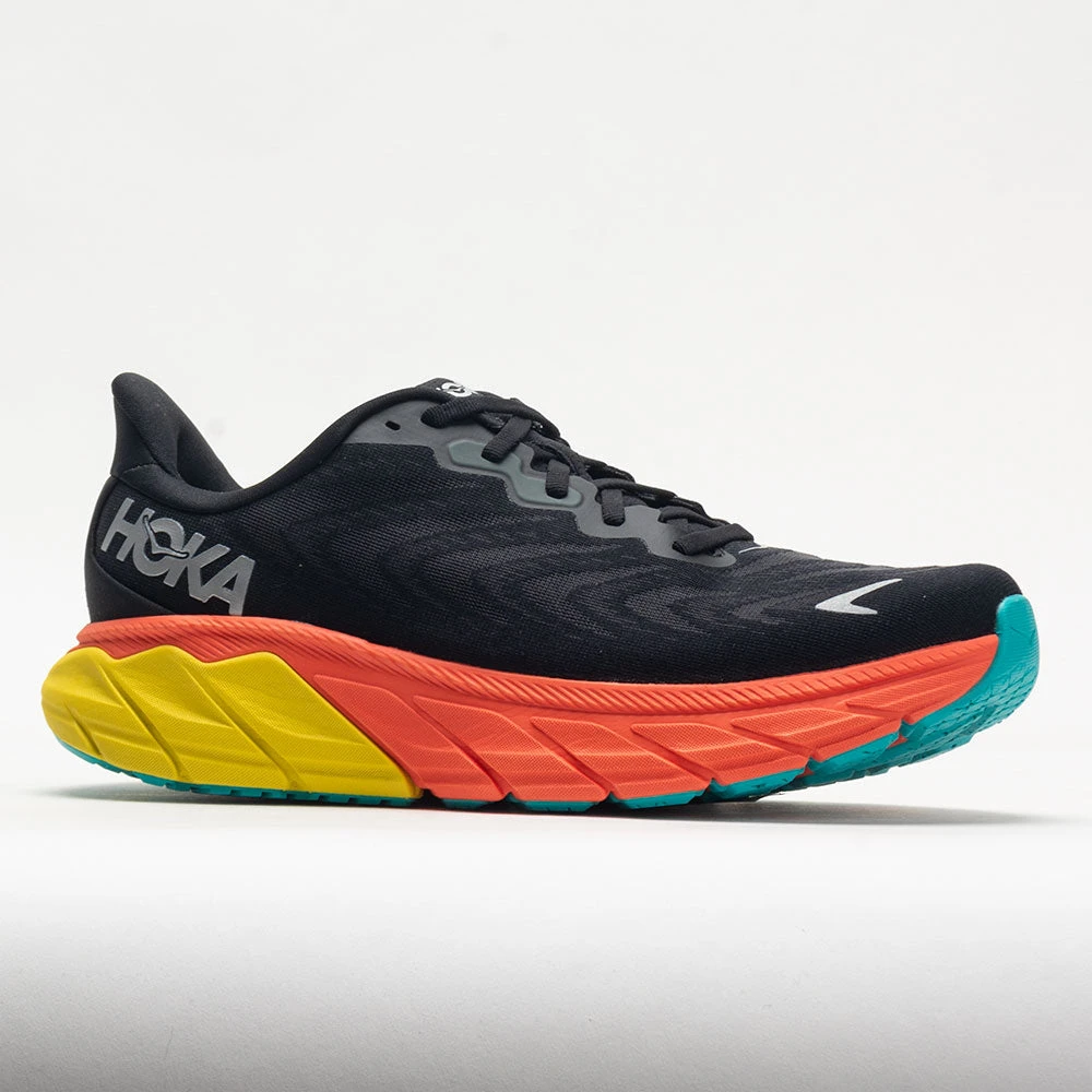 HOKA Arahi 6 Men's Black/Flame 7 HOKA Arahi 6 Men's Black/Flame - Image 5