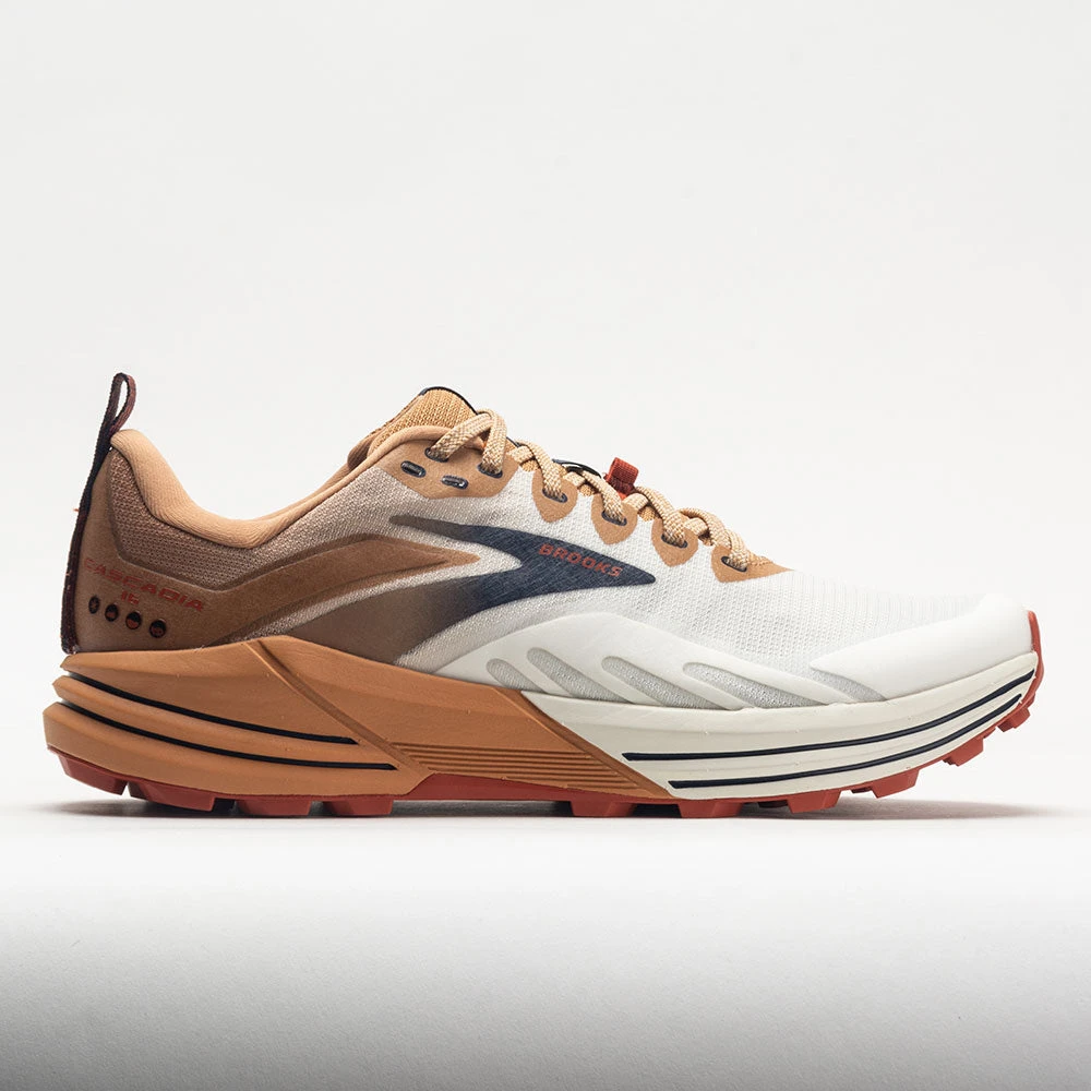 Brooks Cascadia 16 Men's White/Biscuit/Rooibos 3 Brooks Cascadia 16 Men's White/Biscuit/Rooibos