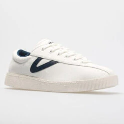 Tretorn Nylite Plus Canvas Women's Vintage White/Navy -Famous Sneaker Store 114563 5