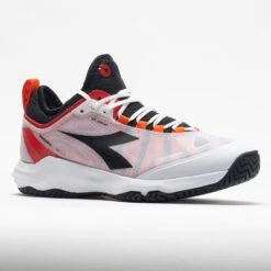 Diadora Speed Blushield Fly AG Men's White/Black/Fiery Red -Famous Sneaker Store 116607 5