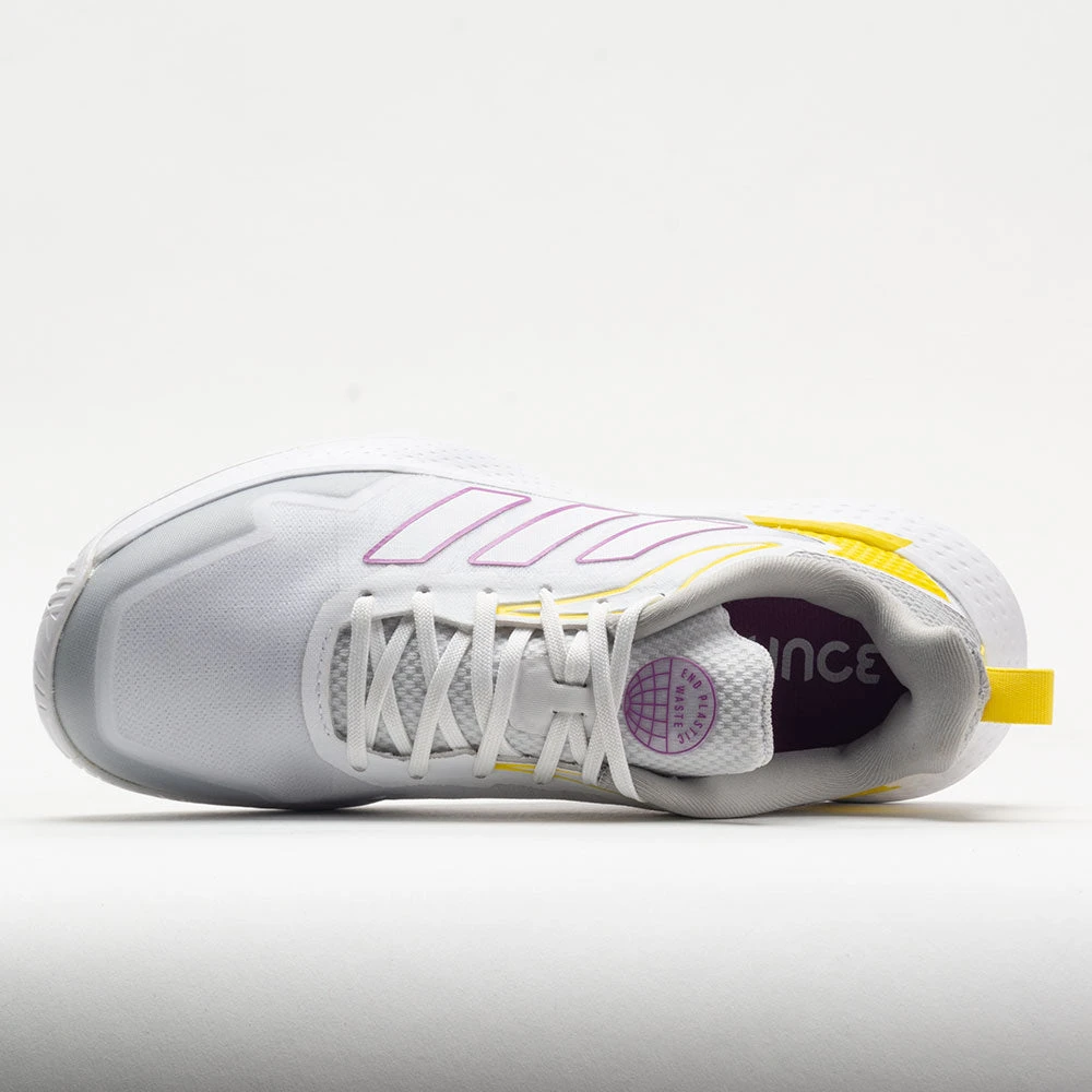 Adidas Defiant Speed Women's White/White/Semi Pulse Lilac 5 Adidas Defiant Speed Women's White/White/Semi Pulse Lilac - Image 3