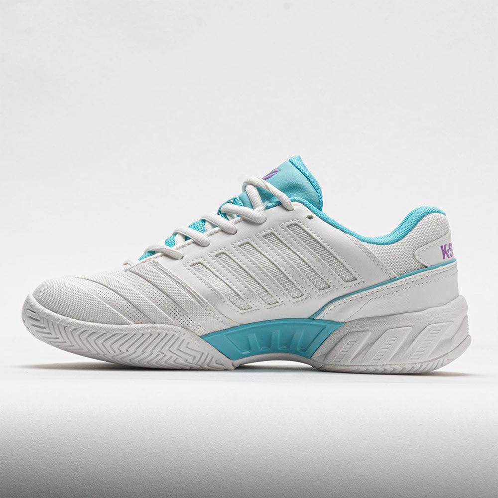 K-Swiss Bigshot Light 4 Women's Brilliant WhiteAngel Blue/Sheer Lilac 4 K-Swiss Bigshot Light 4 Women's Brilliant WhiteAngel Blue/Sheer Lilac - Image 2