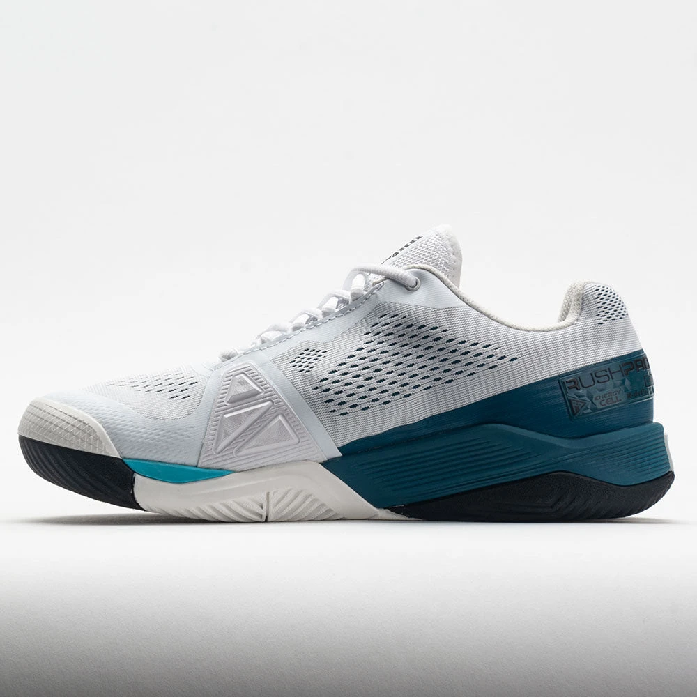 Wilson Rush Pro 4.0 Men's White/Blue Coral/Blue Atoll 4 Wilson Rush Pro 4.0 Men's White/Blue Coral/Blue Atoll - Image 2