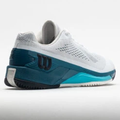 Wilson Rush Pro 4.0 Men's White/Blue Coral/Blue Atoll 13 Wilson Rush Pro 4.0 Men's White/Blue Coral/Blue Atoll -Famous Sneaker Store 116935 6