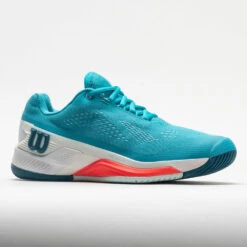Wilson Rush Pro 4.0 Women's Scuba Blue/White/Fiery Coral -Famous Sneaker Store 116940 5