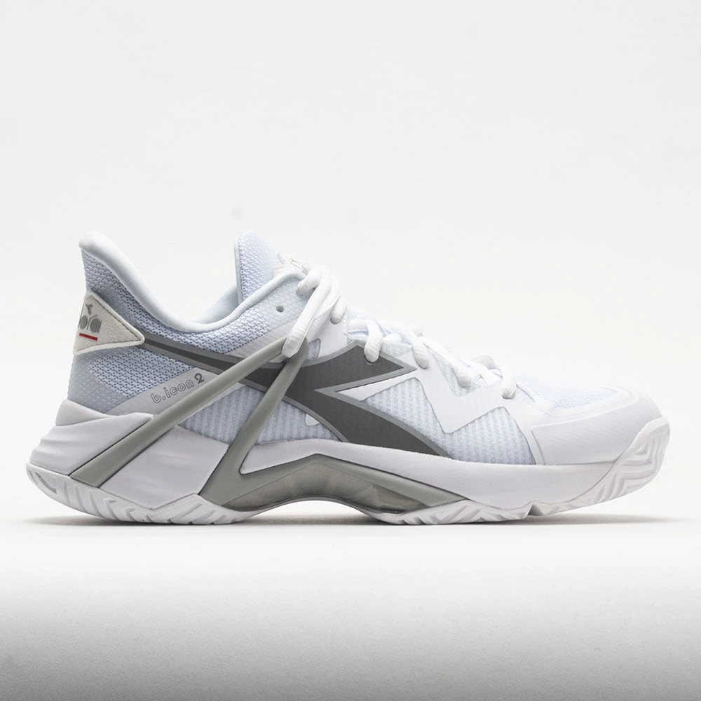 Diadora B.Icon 2 AG Women's White/Silver 3 Diadora B.Icon 2 AG Women's White/Silver