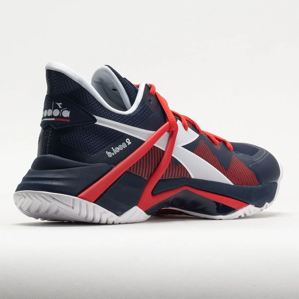 Diadora B.Icon 2 AG Men's Blue Corsair/White/Fiery Red 8 Diadora B.Icon 2 AG Men's Blue Corsair/White/Fiery Red - Image 6