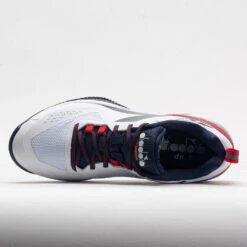 Diadora Blushield Torneo 2 Clay Men's White/Corsair/Fiery Red -Famous Sneaker Store 117026 2