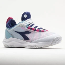 Diadora Speed Blushield Fly 4+ AG Women's White/Blueprint/Pink Yellow -Famous Sneaker Store 117029 5