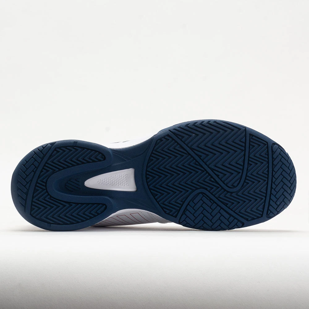 K-Swiss Court Express Men's White/Blue Opal/Lollipop 6 K-Swiss Court Express Men's White/Blue Opal/Lollipop - Image 4