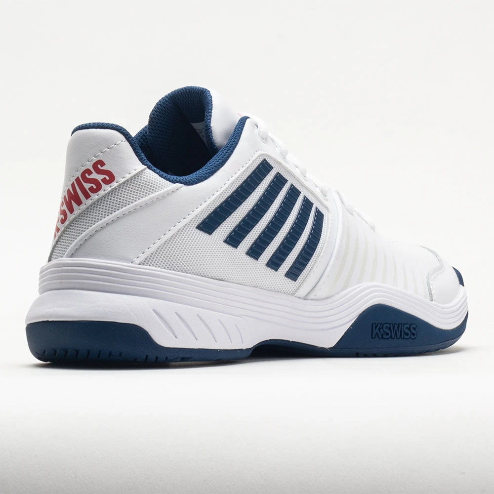 K-Swiss Court Express Men's White/Blue Opal/Lollipop 8 K-Swiss Court Express Men's White/Blue Opal/Lollipop - Image 6