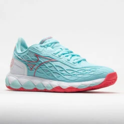Mizuno Wave Enforce Tour AC Women's TanagerTurquoise/Paradise Pink -Famous Sneaker Store 117144 5