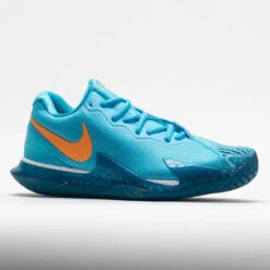 Nike Zoom Vapor Cage 4 Rafa Men's Baltic Blue/Vivid Orange -Famous Sneaker Store 117244 5