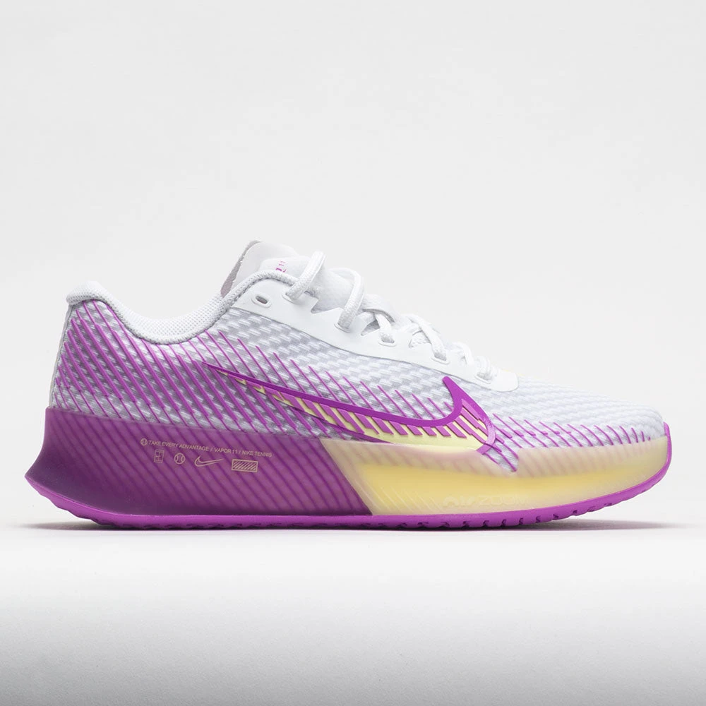 Nike Zoom Vapor 11 Women's White/Citron Tint/Fuchsia Dream 3 Nike Zoom Vapor 11 Women's White/Citron Tint/Fuchsia Dream