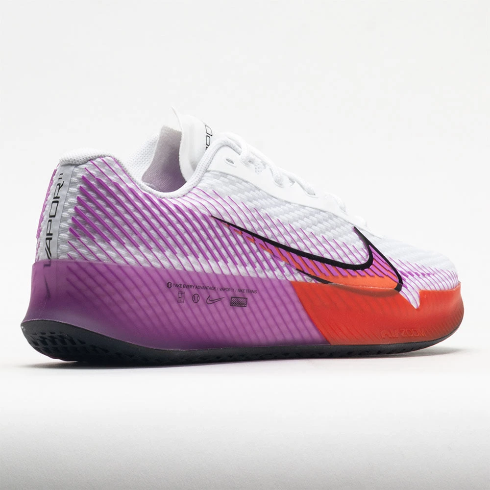 Nike Zoom Vapor 11 Men's White/Fuchsia Dream/Picante Red 8 Nike Zoom Vapor 11 Men's White/Fuchsia Dream/Picante Red - Image 6