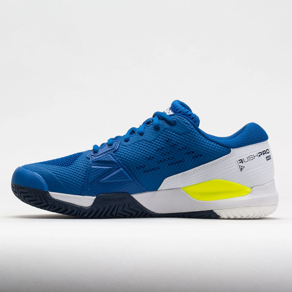 Wilson Rush Pro Ace Men's Lapis Blue/White/Safety Yellow 4 Wilson Rush Pro Ace Men's Lapis Blue/White/Safety Yellow - Image 2