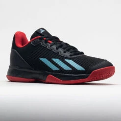 Adidas CourtFlash Junior Black/Preloved Blue/Better Scarlet -Famous Sneaker Store 121368 5
