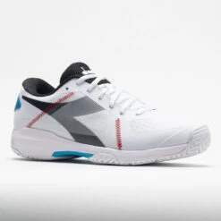 Diadora Trofeo AG Pickleball Men's White/Black/Blue Jewel 12 Diadora Trofeo AG Pickleball Men's White/Black/Blue Jewel -Famous Sneaker Store 370025 5