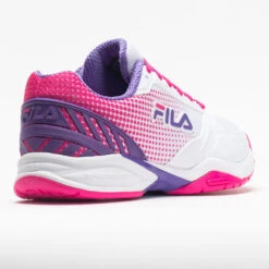Fila Volley Zone Women's White/Pink Glo/Purple -Famous Sneaker Store 370037 6