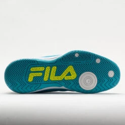 Fila Double Bounce 3 Women's Scuba Blue/White/Safety Yellow -Famous Sneaker Store 370041 4
