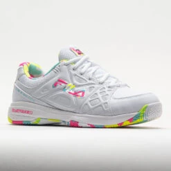 Fila Double Bounce 3 Women's White/White/Multicolor -Famous Sneaker Store 370043 5