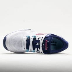 Diadora Trofeo 2 AG Pickleball Women's White/Blueprint/Pink Yarrow -Famous Sneaker Store 370081 2