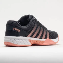 K-Swiss Express Light Pickleball Women's Asphalt/Steel Gray/Peach -Famous Sneaker Store 370085 6