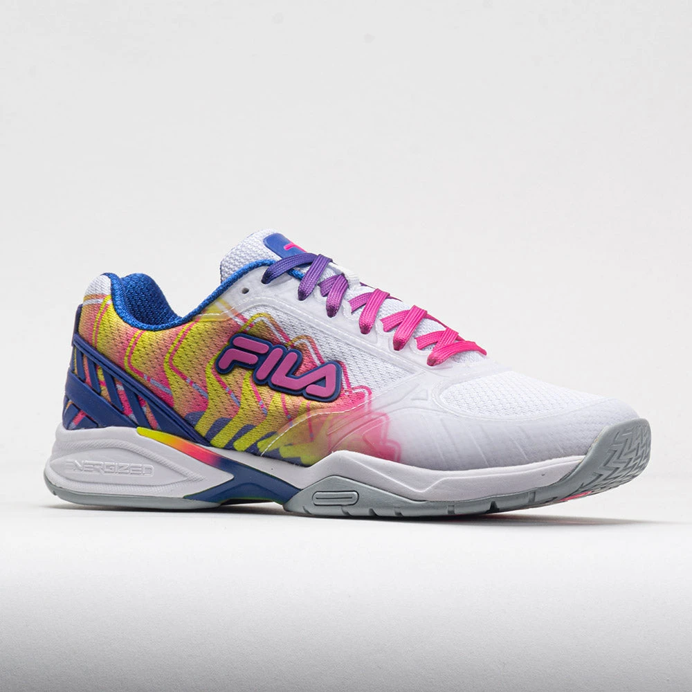 Fila Volley Zone PBF Women's White/Knockout Pink/Mazarine Blue 7 Fila Volley Zone PBF Women's White/Knockout Pink/Mazarine Blue - Image 5