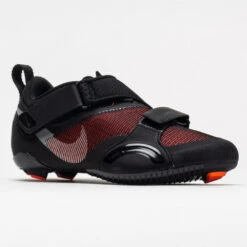 Nike SuperRep Cycle Women's Black/Metallic Silver/Hyper Crimson -Famous Sneaker Store 561802 5