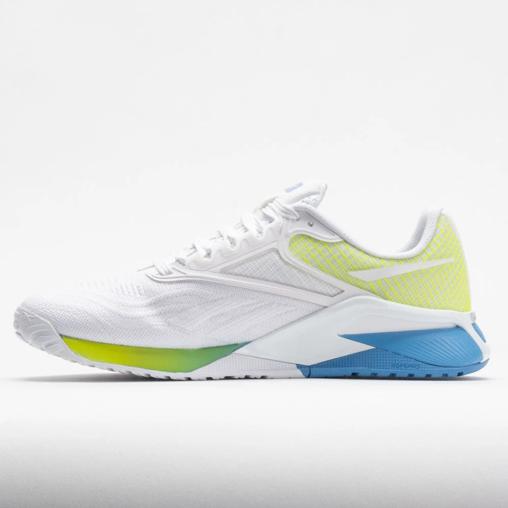 Reebok Nano X2 Women's White/Essential Blue/Acid Yellow 4 Reebok Nano X2 Women's White/Essential Blue/Acid Yellow - Image 2