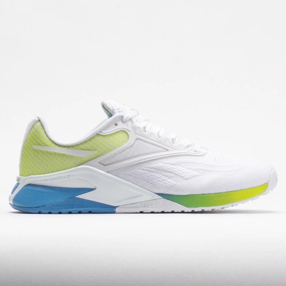 Reebok Nano X2 Women's White/Essential Blue/Acid Yellow 3 Reebok Nano X2 Women's White/Essential Blue/Acid Yellow