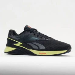 Reebok Nano X3 Men's Core Black/Energy Glow/Smash Orange -Famous Sneaker Store 561898 5