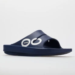 OOFOS OOahh Sport Men's Navy/Navy -Famous Sneaker Store 570423 5