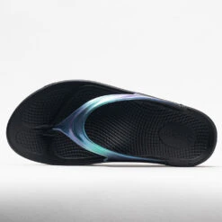 OOFOS OOlala Luxe Women's Black/Atlantis -Famous Sneaker Store 570569 2