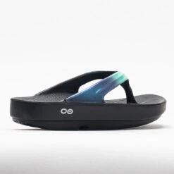 OOFOS OOlala Luxe Women's Black/Atlantis -Famous Sneaker Store 570569 6