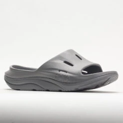 HOKA Ora Recovery Slide 3 Unisex Grey/Grey 12 HOKA Ora Recovery Slide 3 Unisex Grey/Grey -Famous Sneaker Store 570608 5