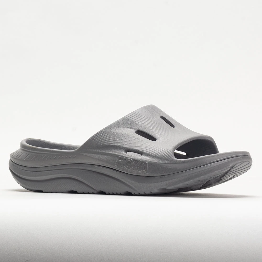 HOKA Ora Recovery Slide 3 Unisex Grey/Grey 7 HOKA Ora Recovery Slide 3 Unisex Grey/Grey - Image 5