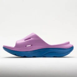 HOKA Ora Recovery Slide 3 Unisex Cyclamen/Coastal Sky -Famous Sneaker Store 570612 1