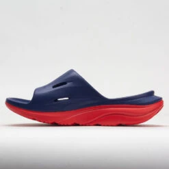 HOKA Ora Slide 3 Unisex Bellwether Blue/Red Alert -Famous Sneaker Store 570614 1