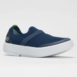 OOFOS OOmg Low Women's White/Navy -Famous Sneaker Store 631140 5